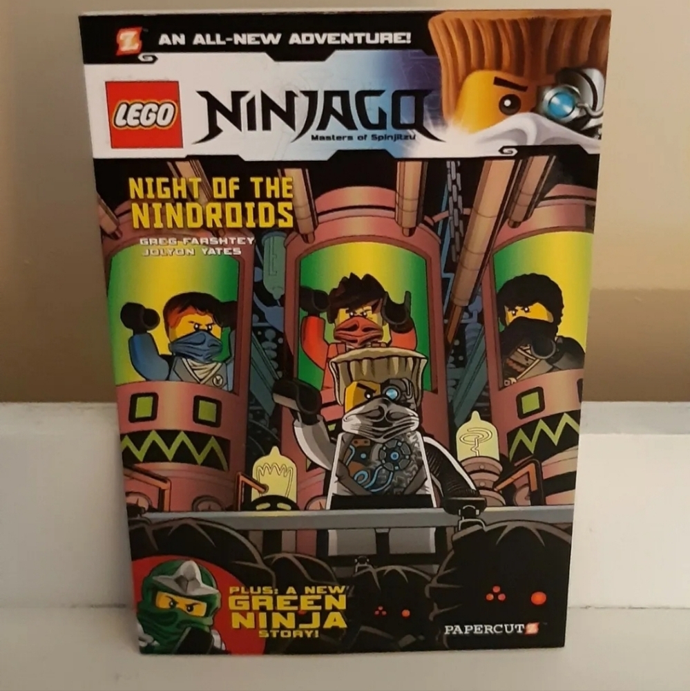 Lego Ninjago Master of Spinjitzu  Book ''Night Of The Nindroids''